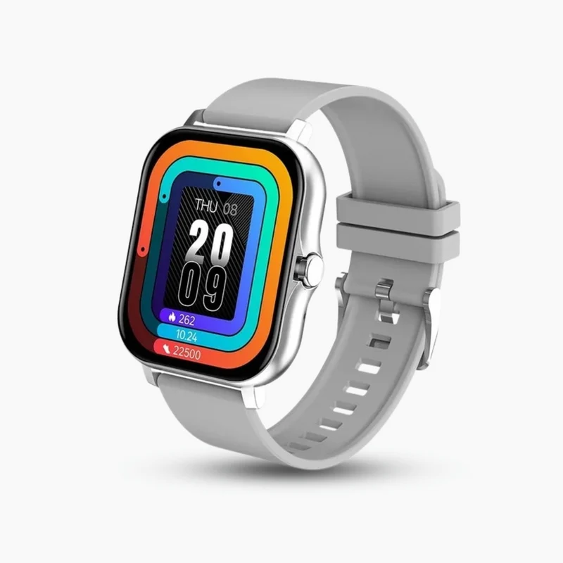 Smartwatch med realtids hjertefrekvensmåler til iOS/Android – blodtryk og ilt tracker