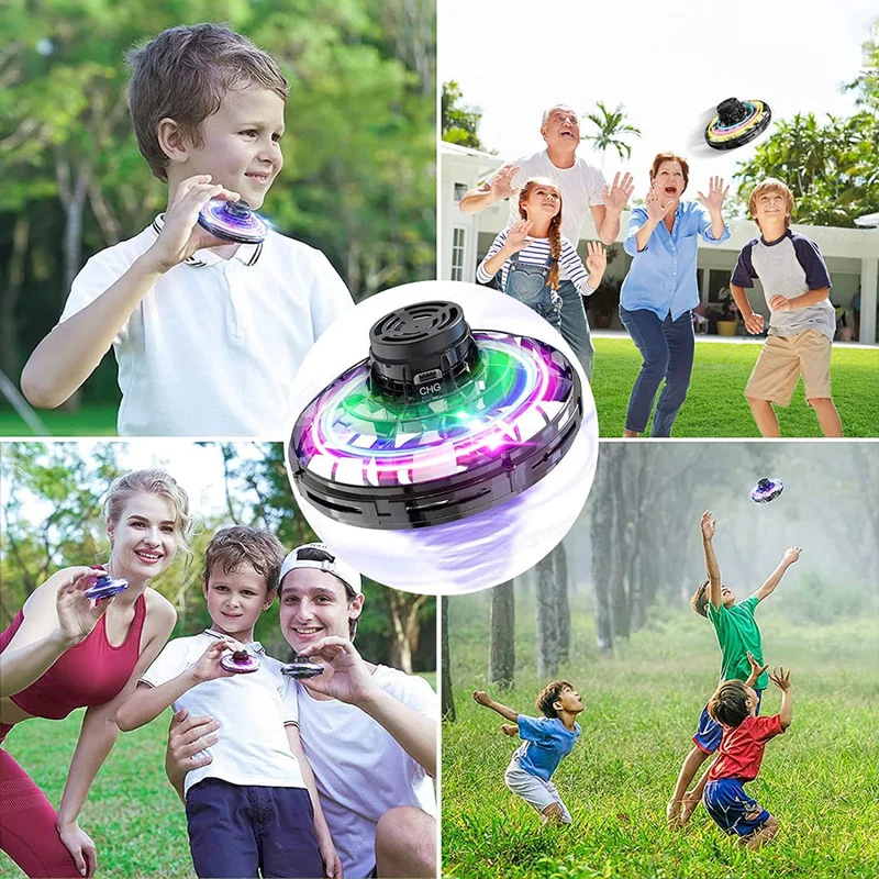 LED Flyvende Legetøj, Håndstyret Spinner Flyvende Spil