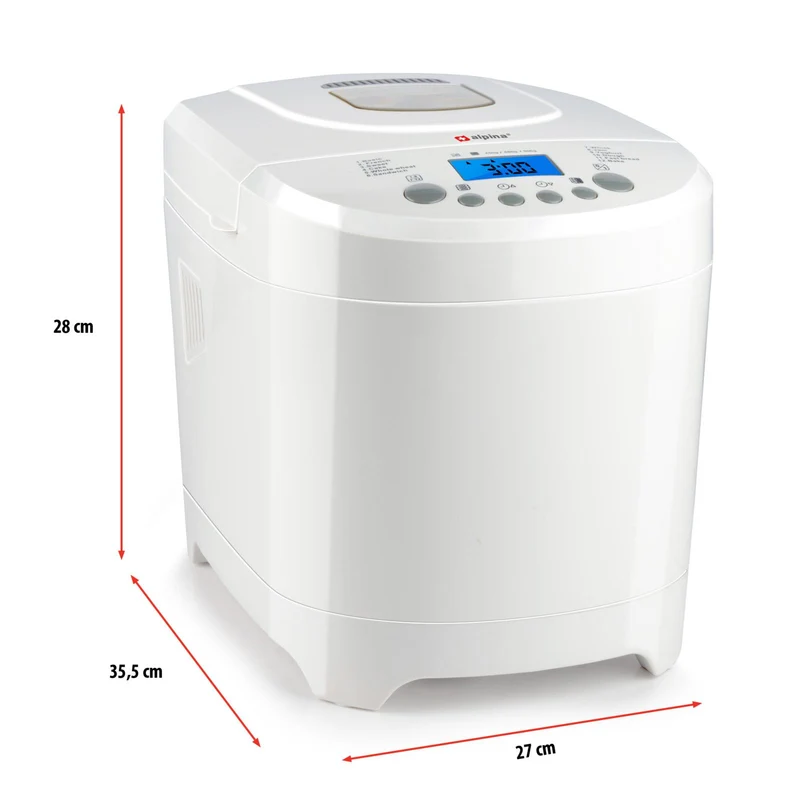 Alpina Bakmaskin med Display - Vit, 2L