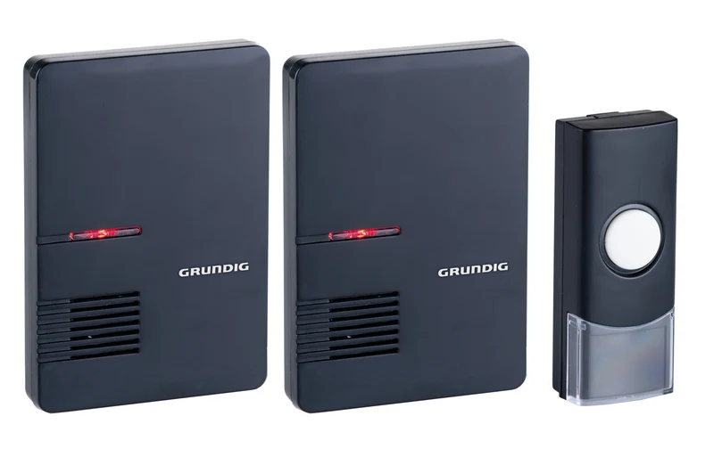 Grundig trådlös dörrklocka med 2 mottagare