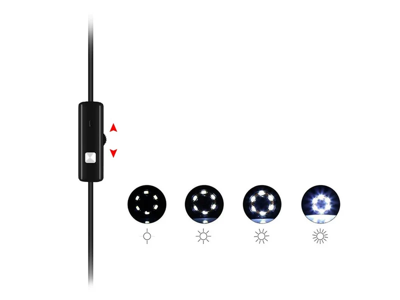 Inspektionskamera för Android och PC - USB 5M LED