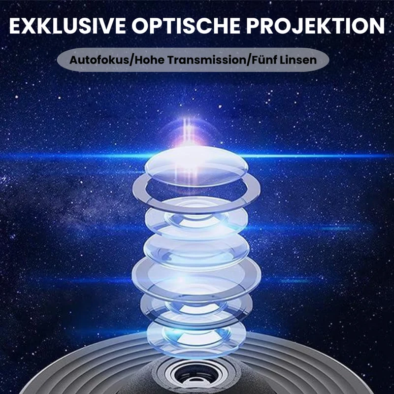 Projektionslampe GalaxyGlow – Weltraumzauber für dein Zuhause