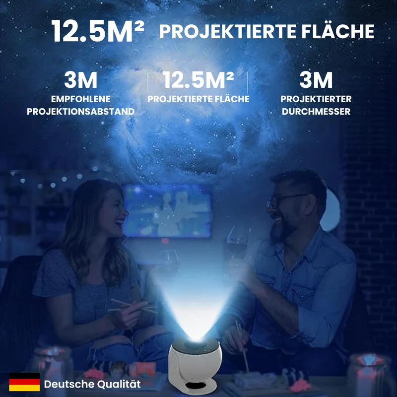 Projektionslampe GalaxyGlow – Weltraumzauber für dein Zuhause