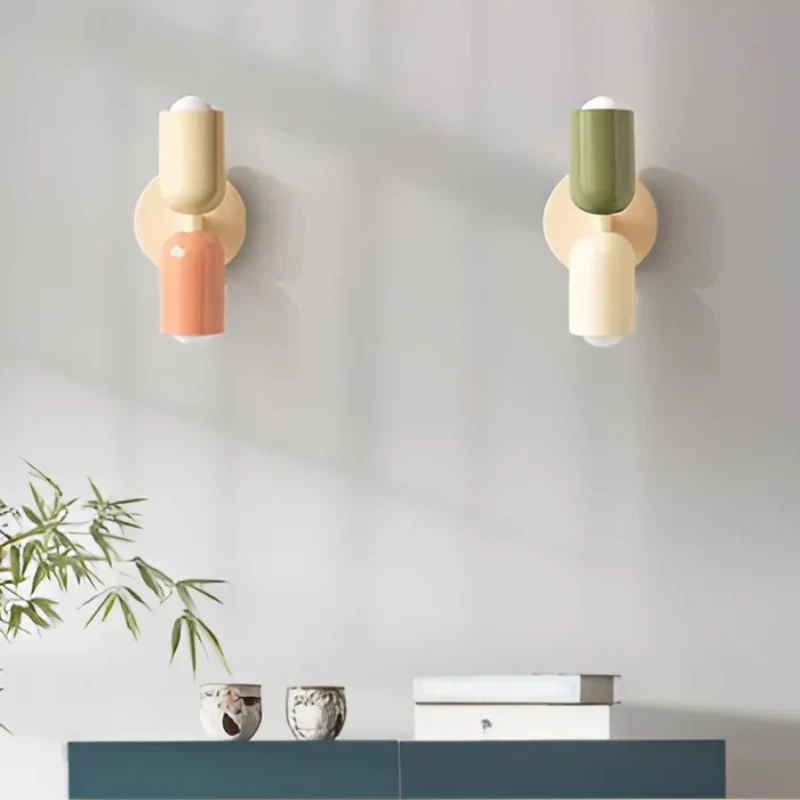 Tofarvet LED-væglampe til moderne indretning - Elegant design