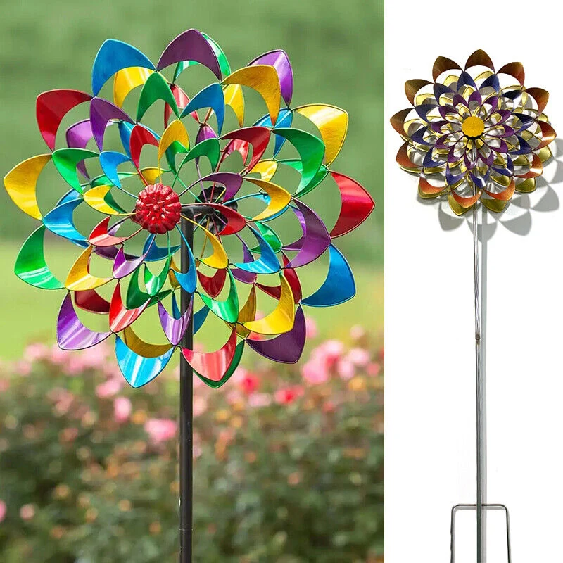 Blomster Vindmølle – Håndlavet med magisk design