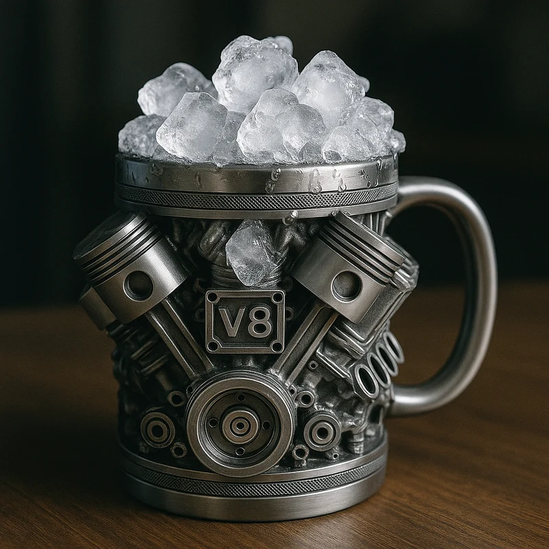 Mechaniker Kop Tasse – Håndlavet Motordesign