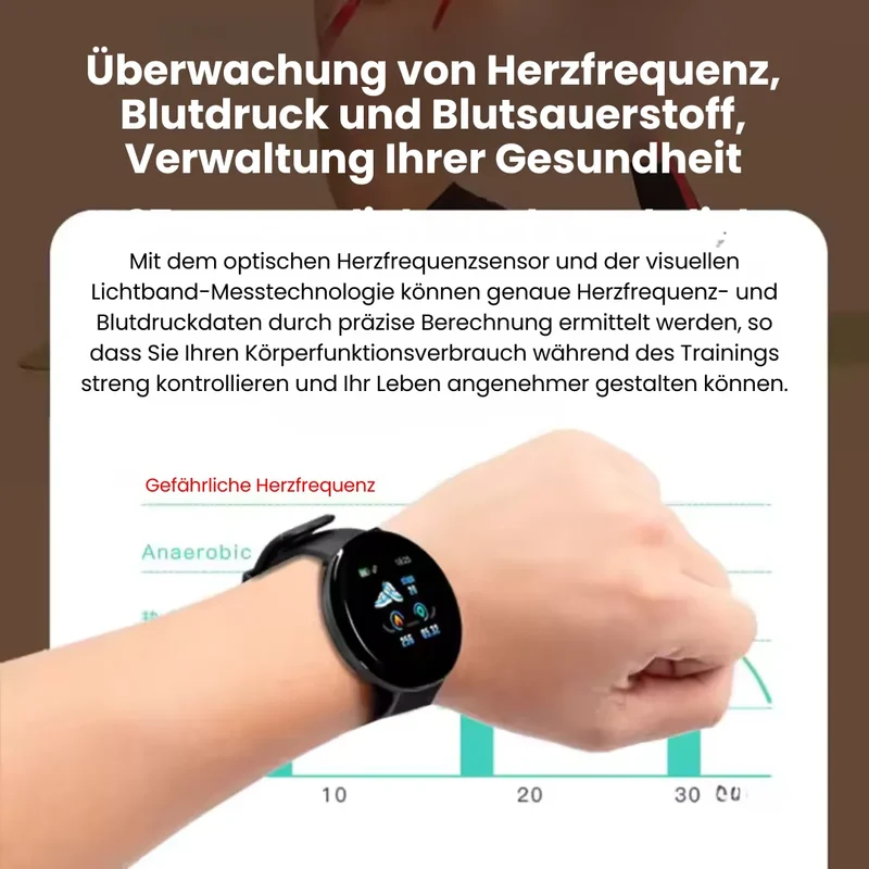 Fitness- og sundhedssmartwatch 2025