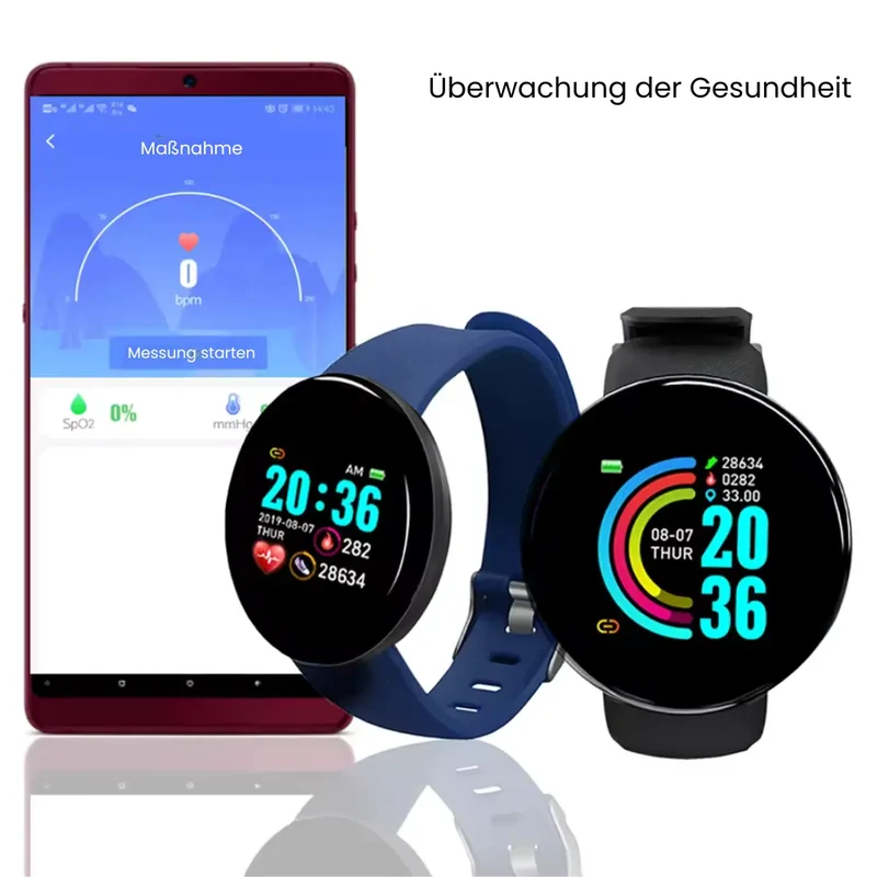 Fitness- og sundhedssmartwatch 2025