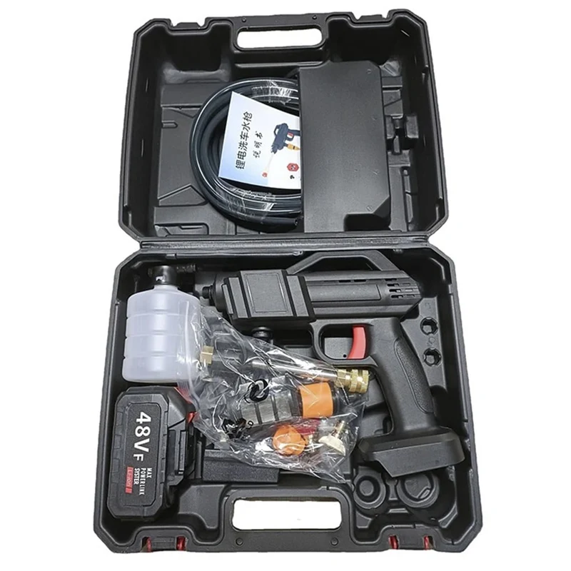 Högtryckstvätt 24 bar/101 PSI - med batteri inkl. laddare -