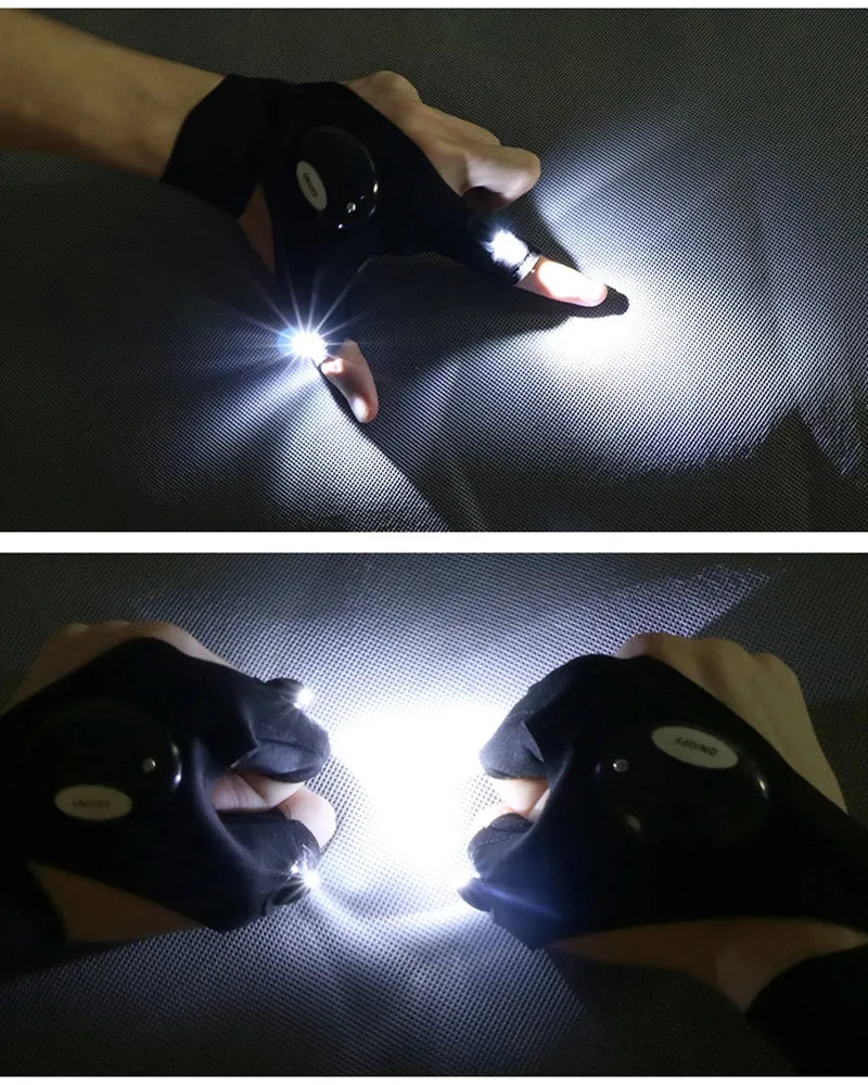 LED Lommelygter med Handsker