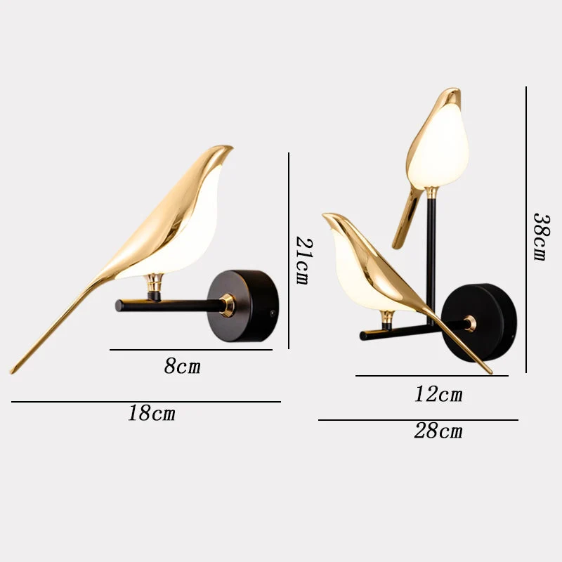 Moderne Væglampe til Fugle – AviaryGlow Design