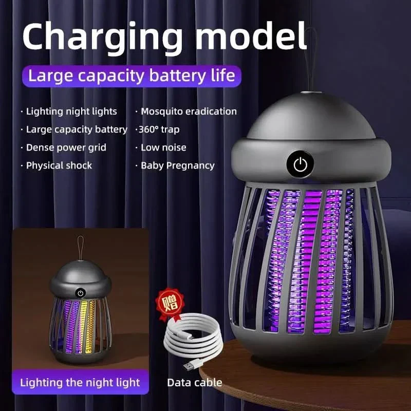 Mückenfalle mit UV-Lampe und 3000V Elektroschock
