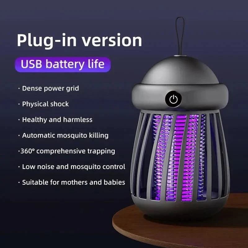 Mückenfalle mit UV-Lampe und 3000V Elektroschock