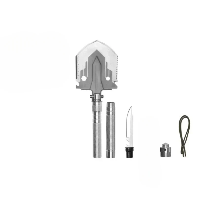 Multifunktionel udendørs campingspade