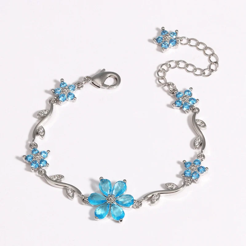 Jewelance™ BlossomBracelet 1+1 GRATIS: Blomma Blomblad Blomster Modearmband
