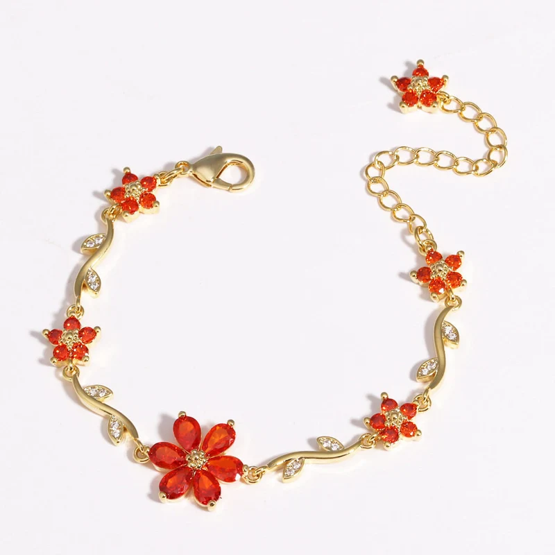 Jewelance™ BlossomBracelet 1+1 GRATIS: Blomma Blomblad Blomster Modearmband