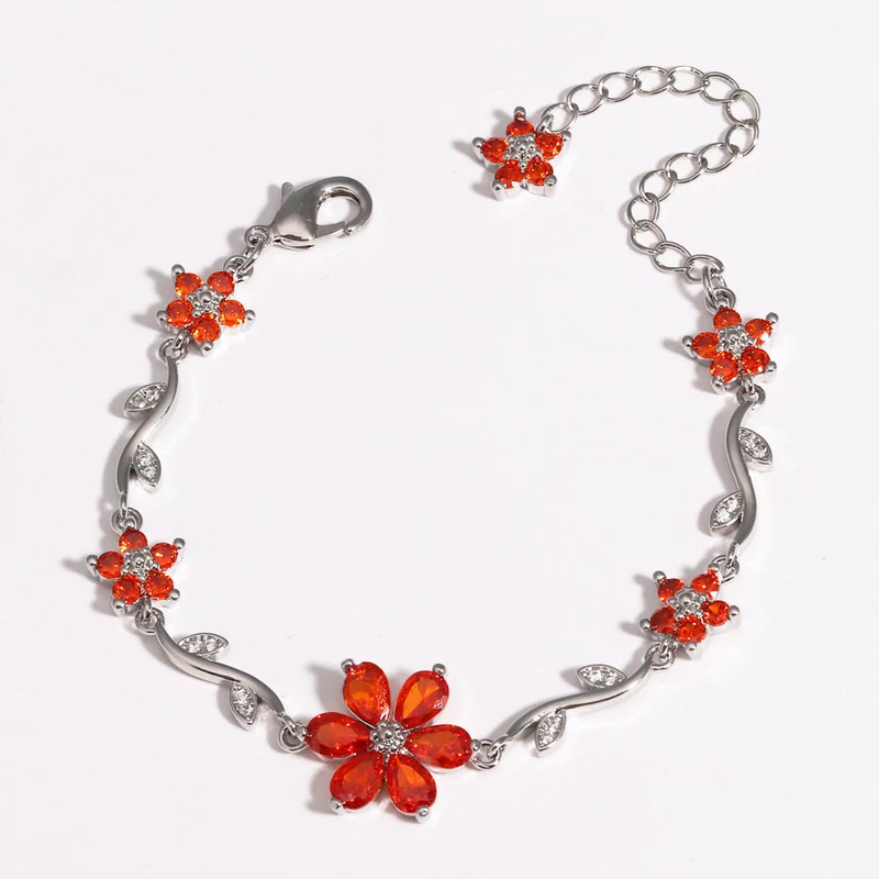 Jewelance™ BlossomBracelet 1+1 GRATIS: Blomma Blomblad Blomster Modearmband