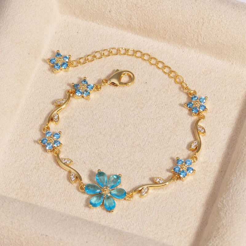 Jewelance™ BlossomBracelet 1+1 GRATIS: Blomma Blomblad Blomster Modearmband