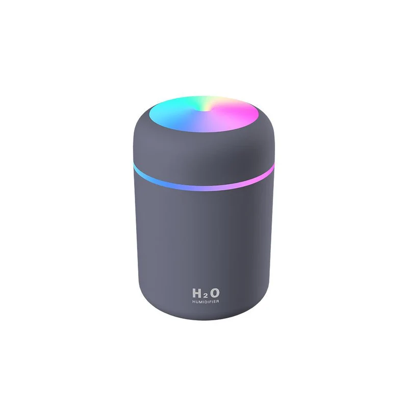 H2O luftfuktare / humidifier med LED-ljus (finns i flera färger)