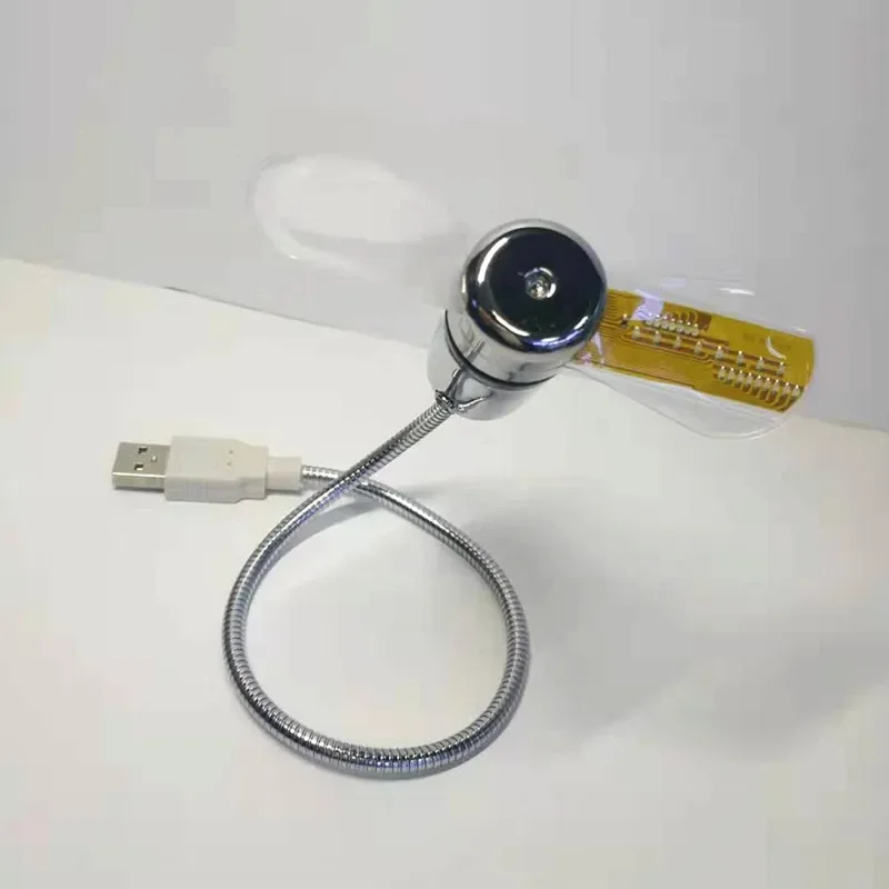 USB LED Vifte med Ur
