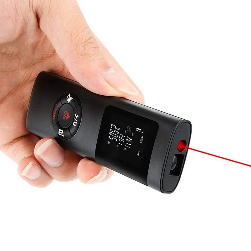 Mini Laser Afstandsmåler med USB Genopladelig