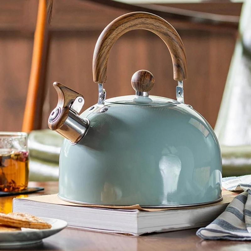 Edelstahl Kettle med Fløjlsfinish – Induktionsvenlig, 3L, Elegant Design