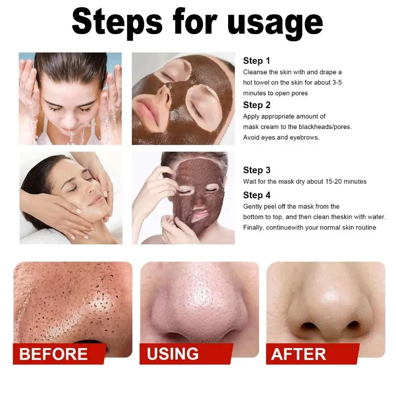 Sort Te Ansigt Peel-off Maske