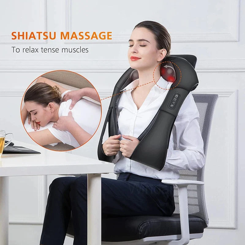 Shiatsu Massageapparat til Nakke og Skuldre