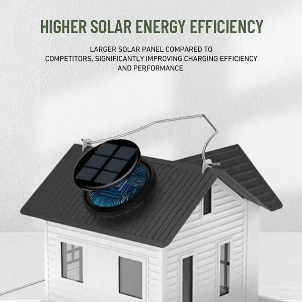 Solar Foderhus med LED – Lysende Havelampe & Foderstation