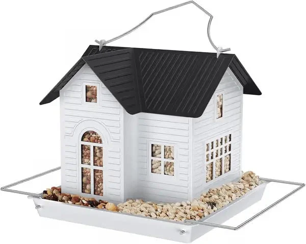Solar Foderhus med LED – Lysende Havelampe & Foderstation
