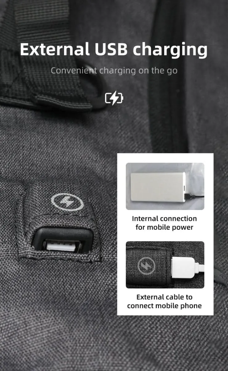 Multifunktionel rygsæk til udendørs brug med USB-port