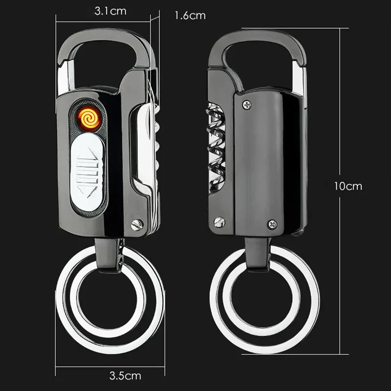 Multifunktionelt Nøglering Lighter