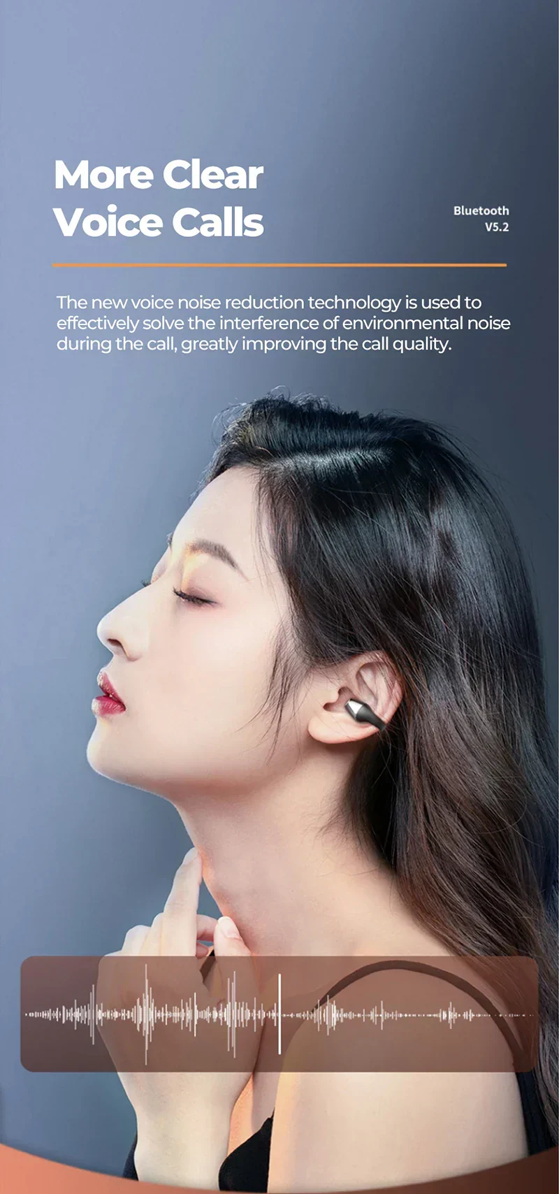 Bluetooth Øreklips Headset