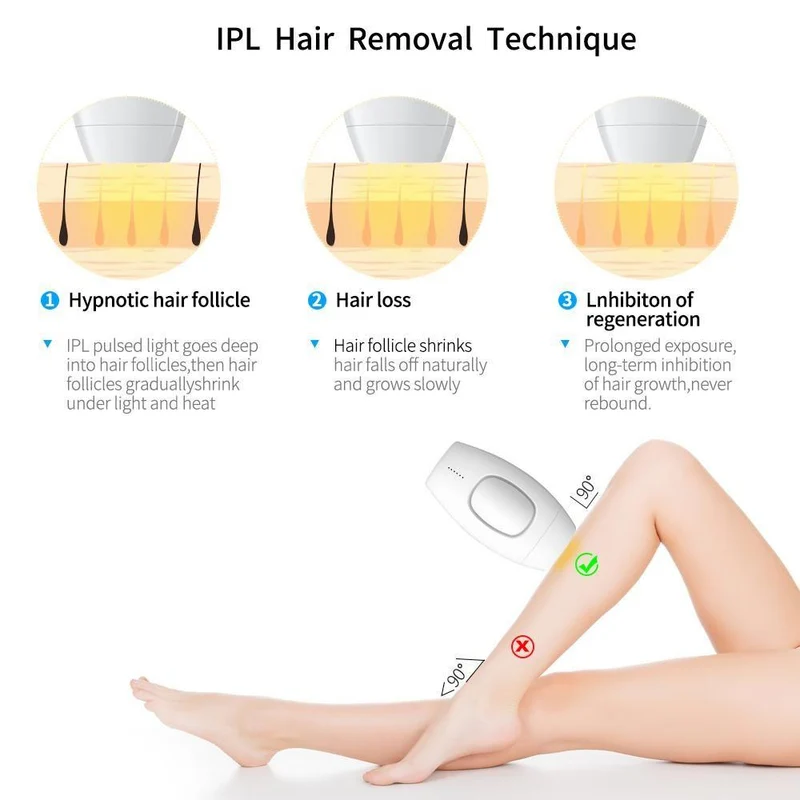 Professionel IPL Hårfjerner med Laser – Epilering Gerät