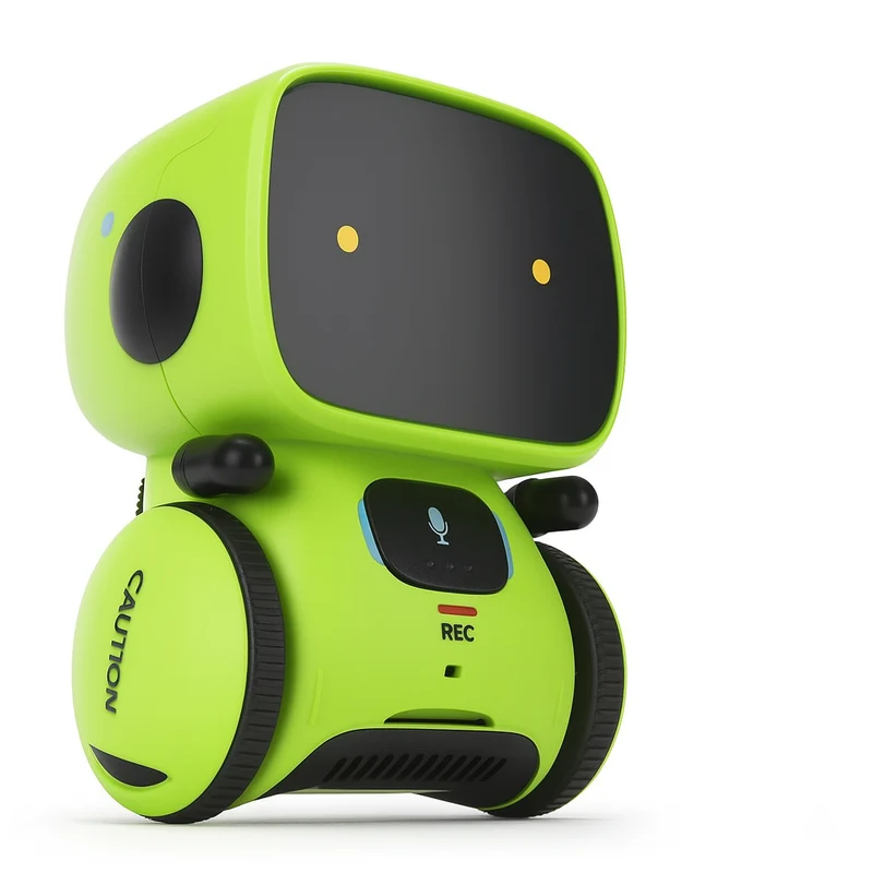 Interaktiv Robot Legetøj til Børn med Stemmegenkendelse og Sjove Læringsfunktioner