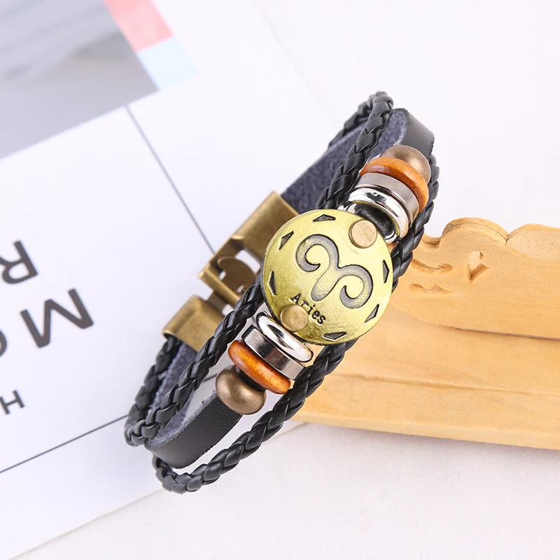 Jewelance™ ZodiacBracelet 1+1 GRATIS: Justerbart Vintage Charm Stjärntecken Armband