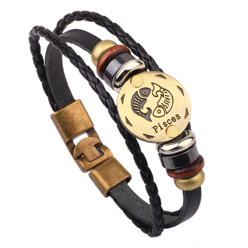 Jewelance™ ZodiacBracelet 1+1 GRATIS: Justerbart Vintage Charm Stjärntecken Armband