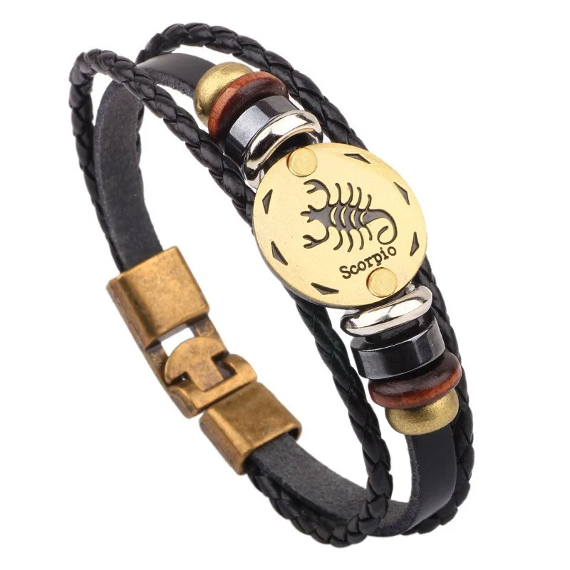 Jewelance™ ZodiacBracelet 1+1 GRATIS: Justerbart Vintage Charm Stjärntecken Armband
