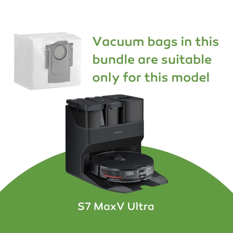 Roborock S7 MaxV Ultra Accessory Black Mega Bundle (Genuine)