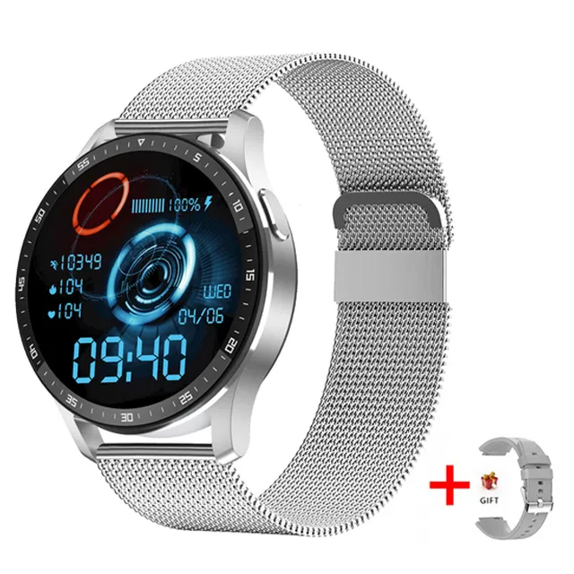 To-en-i-én Smartwatch med Bluetooth-høretelefoner