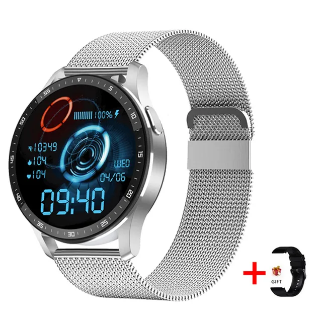 To-en-i-én Smartwatch med Bluetooth-høretelefoner