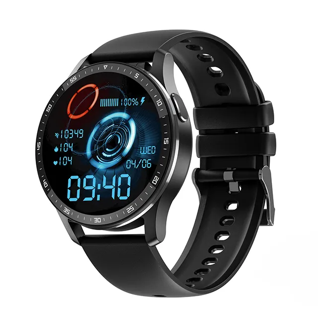 To-en-i-én Smartwatch med Bluetooth-høretelefoner