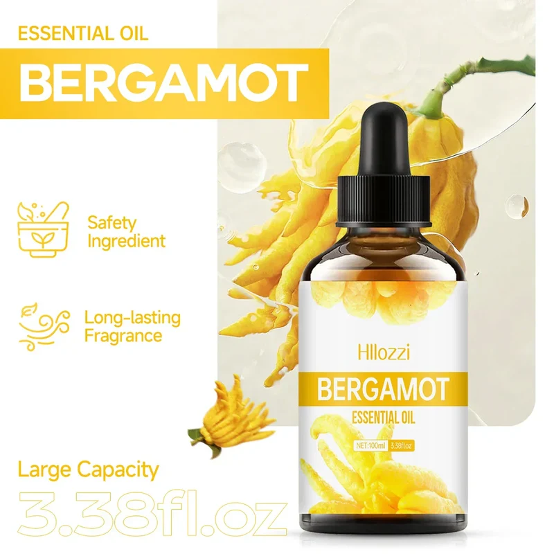 Bergamot æterisk olie til hårpleje, hudpleje og diffuser