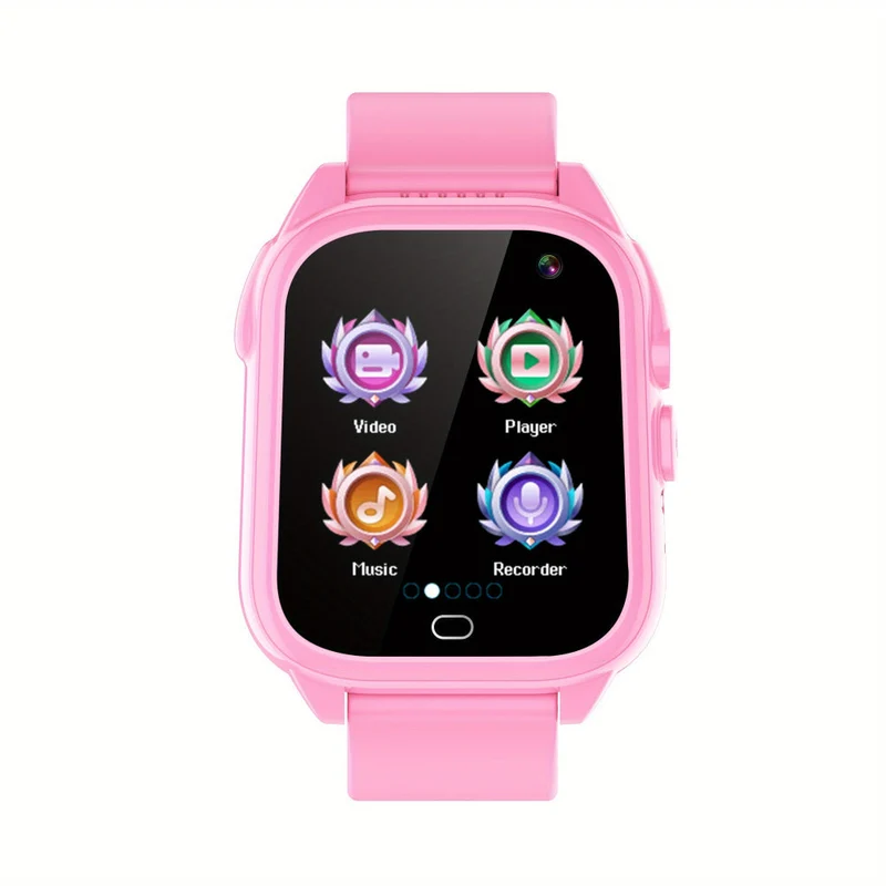 Børne Smartwatch med Touchscreen – Fitness Tracker, Genopladelig via USB