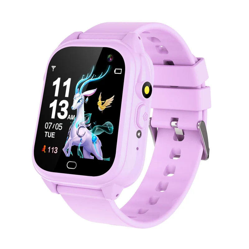Børne Smartwatch med Touchscreen – Fitness Tracker, Genopladelig via USB