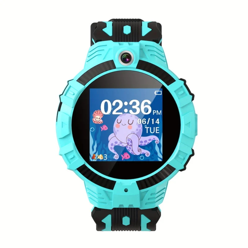 Børne Smartwatch med Touchscreen, Kamera og Genopladeligt USB Batteri