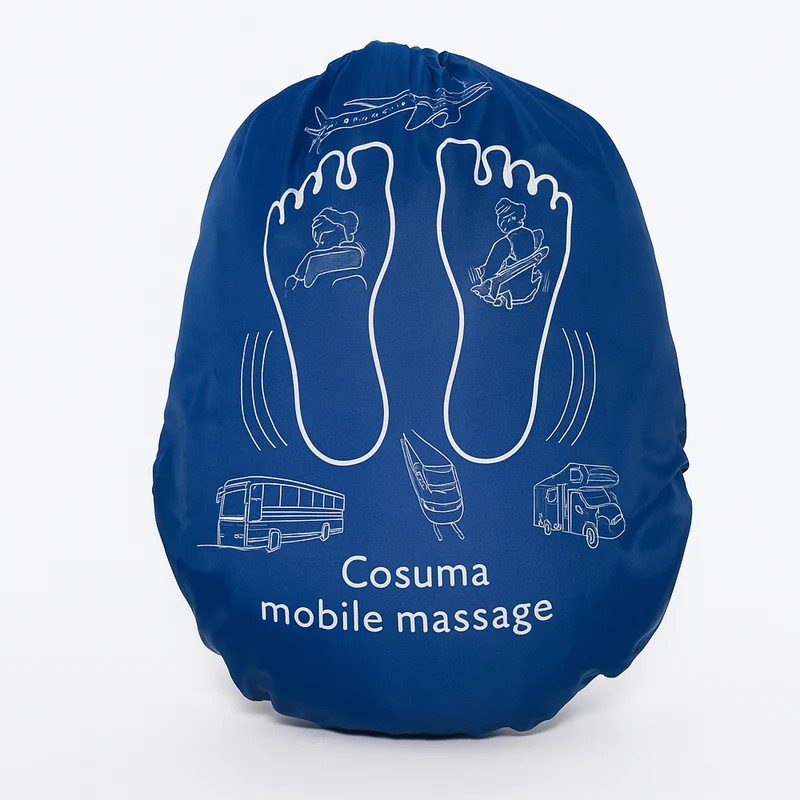 Nackkudde med inbyggd massage memoryskum två hastigheter
