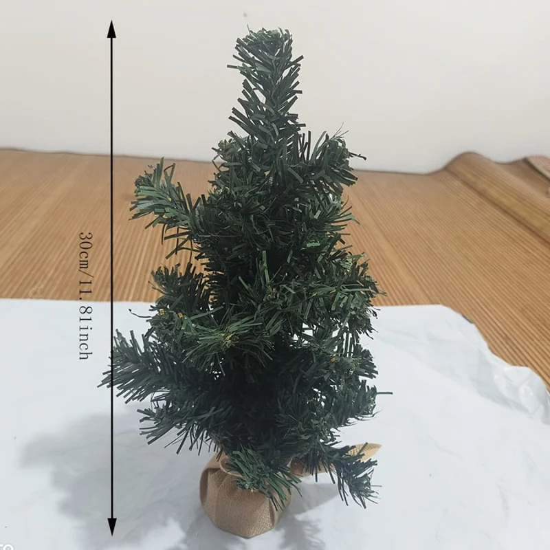 Rustikalt Juletræ med Jute-base til Borddekoration
