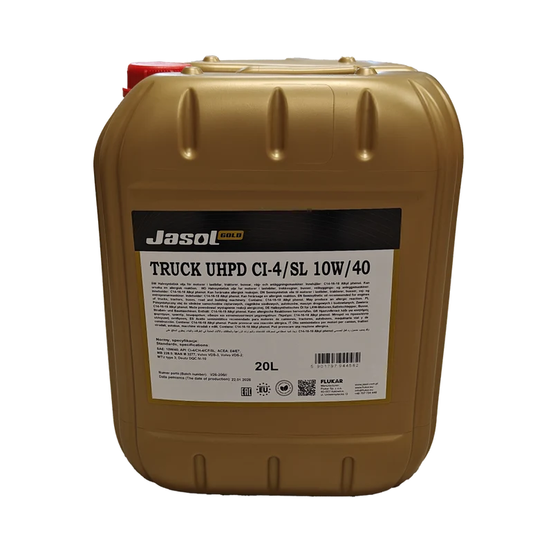 JASOL GOLD Truck UHPD CI-4/SL 10W/40, 20 liter