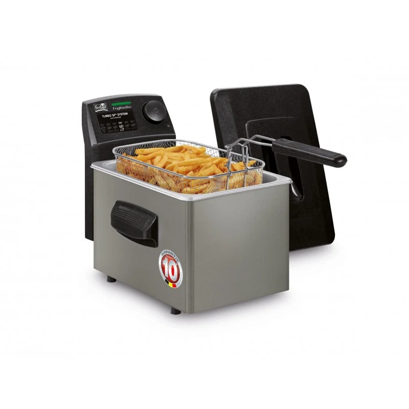 Fritel FryTastic 5150 Single 3 l Fristående 2300 W Fritös Antracit, Svart, Silver